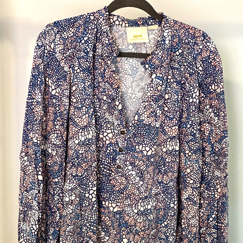 Anthropologie Maeve Button Top